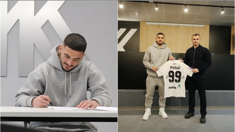 Zyrtare/ Arinaldo Rrapaj prezantohet në Ukrainë, Partizani arkëton 900 ...