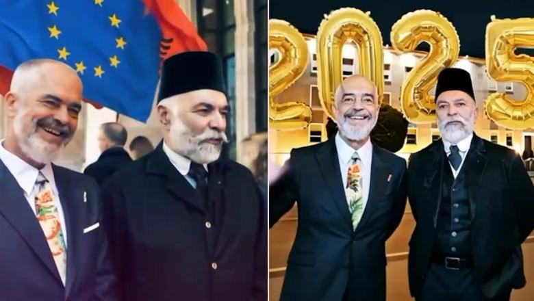 Rama 'takon' Ismail Qemalin falë inteligjencës artificiale! Video e urimit: Me këmbë të mbarë 2025