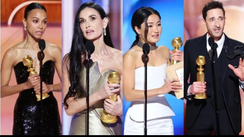 Golden Globes 2025/ Filmat ”Emilia Perez” dhe ”The Brutalist” fituesit e mëdhenj! Aktorja Zoe Saldaña aktorja më e mirë 