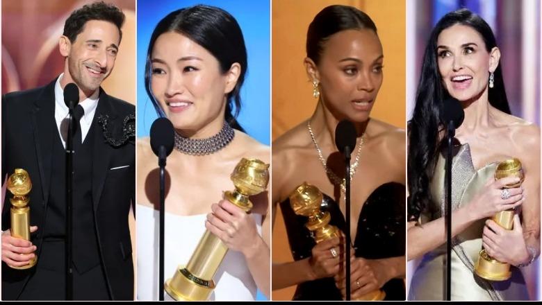 Golden Globes 2025/ Filmat ”Emilia Perez” dhe ”The Brutalist” fituesit e mëdhenj! Aktorja Zoe Saldaña aktorja më e mirë 