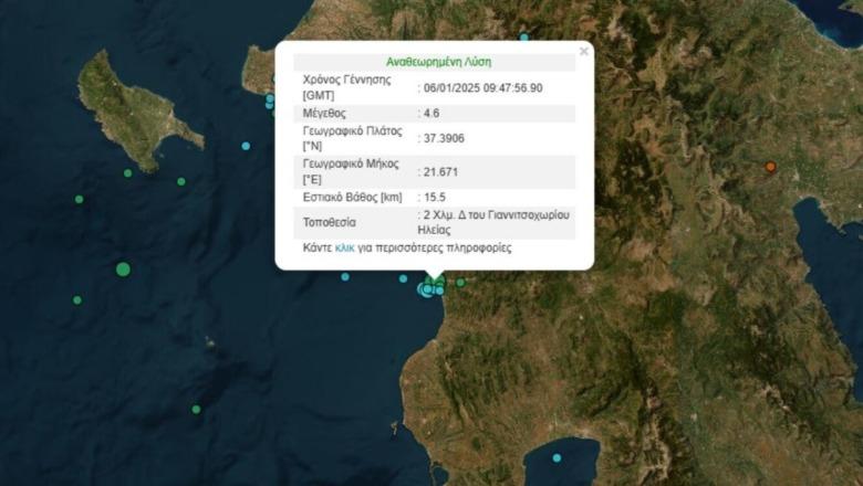 Dy tërmete shkundin përsëri Greqinë, forca deri në 4,6 ballë! Panik te banorët, ekspertët i tremben pasgoditjeve  