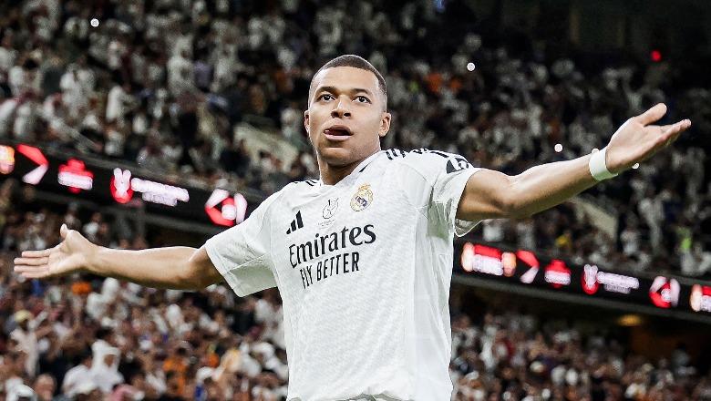 LIVE/ Finalja e Superkupës së Spanjës, Mbappe zhbllokon ndeshjen pas pesë minutash! Real Madrid 1-0 Barcelona