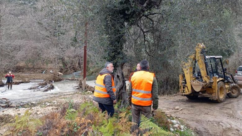 Çarja e murit të ujëmbledhësit të HEC Sasaj në Bunec, Bashkia e Himarës: Të dëmtuarit do ndihmohen