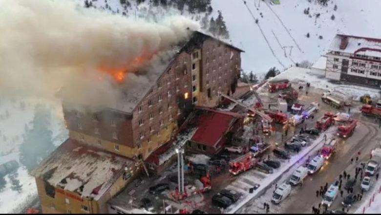 Turqi, zjarri përfshin një hotel në një vendpushim skish në provincën Bolu! Të paktën 10 viktima dhe 32 të plagosur