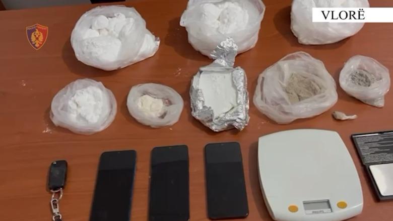 Vlorë/ U kapën me 3.4 kg kokainë e heroinë, arrest me burg për 2 të arrestuarit 