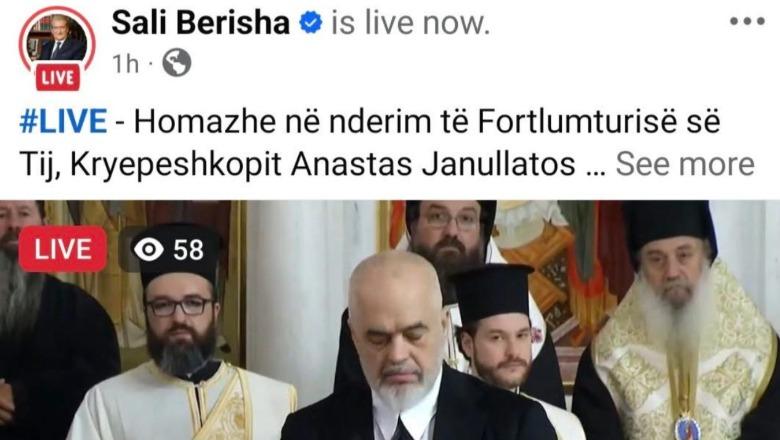 FOTOLAJM/ Mrekullia e Janullatos, Berisha transmeton live fjalimin e Edi Ramës