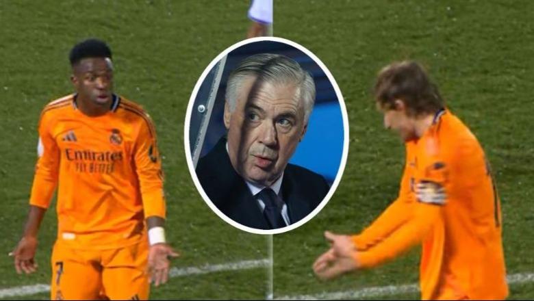 VIDEO/ Tension te Real Madrid, Modric përplaset me Vinicius! Ancelotti: Gjithmonë mbështesim kapitenin