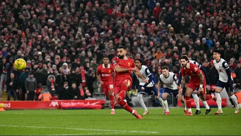 GOLAT/ Liverpooli 'shkërmoq' 4-0 Tottenhamin dhe gjen Newcastle në finalen e Carabao Cup