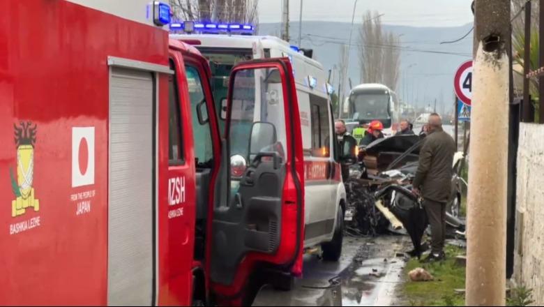 Aksident në aksin Lezhë-Shëngjin, humb jetën 30-vjeçari, një grua ndodhet në gjendje të rëndë (EMRI)