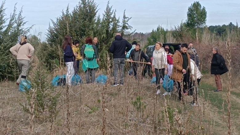 Vullnetarët mbjellin rreth 300 fidanë pishash në Parkun Kombëtar të Divjakës