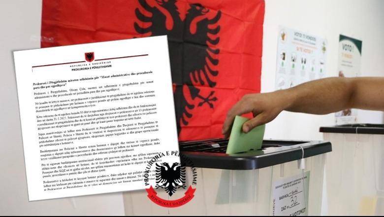 Zgjedhjet e 11 majit/ Prokuroria e Përgjithshme udhëzues për hetimin e krimeve elektorale, prioritet verifikimi i figurës së kandidatëve! Me policinë sigurohen vëzhgime e përgjime (DOKUMENTE) 