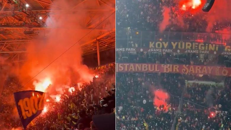 Turqi/ Paqe në fushë dhe 'luftë' në tribuna, tifozët e Fenerbahce sulmojnë ata të Galatasaray (VIDEO)