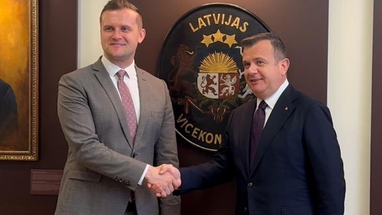 Balla vizitë në Ministrinë e Jashtme të Letonisë: Partnerë të besueshëm në NATO, OKB dhe së shpejti edhe në Bashkimin Europian