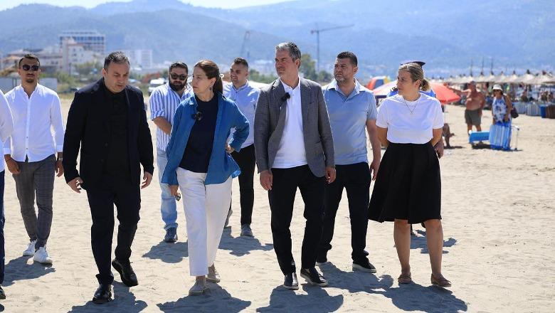Sezoni turistik/ Kumbaro dhe Hoxha inspektim në Vlorë: Vëmendje ndaj respektimit të hapësirave publike dhe ndotjes mjedisore