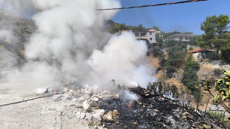Zjarr në Gjirokastër, ndërhyrja e zjarrfikësve shmang rrezikun nga zonat e banuara