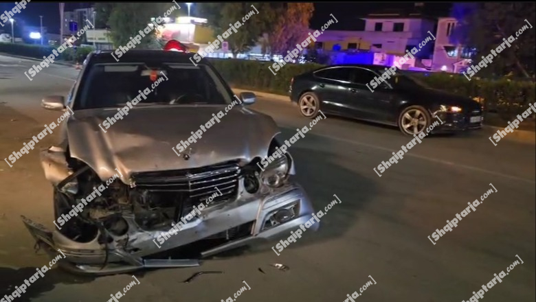 Vlorë/ Përplasen 4 makina në Transballkanike, plagoset 21-vjeçarja