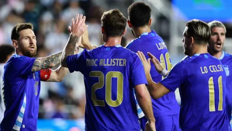 VIDEO/ Argjentina argëtohet me 6 gola kundër Puerto Ricos, Lionel Messi vendos rekord