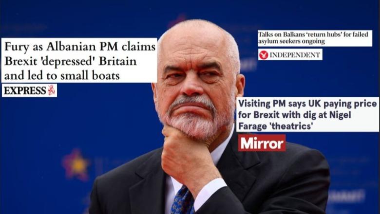 Deklaratat e Edi Ramës zemërojnë anglezët! Mediat britanike jehonë kryeministrit shqiptar