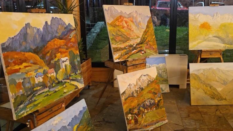  Ekspozita/ Piktorët e peisazhit hedhin në telajo pamjet magjepse nga vjeshta në Theth e Bogë