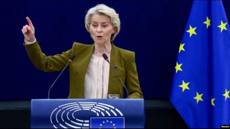 Von der Leyen: Vetëm Kievi mund të vendosë për forcat e tij të armatosura