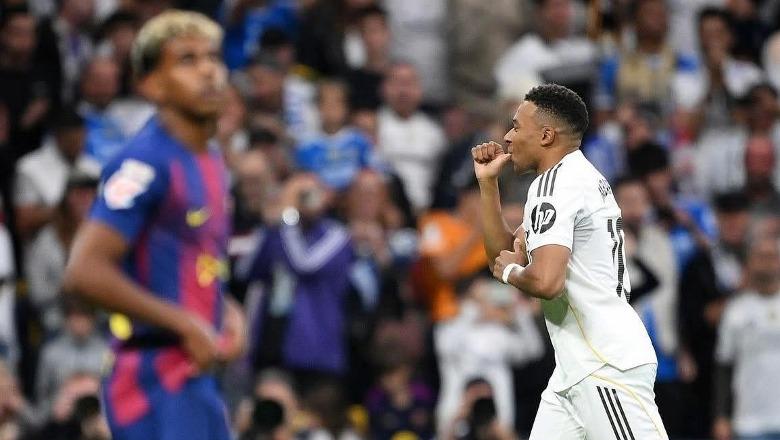 GOLAT/ Real Madridi 'hakmerret' kundër Barcelonës, e mposht 2-1 në 'El Clasico'! Sherr mes futbollistëve, ndahen nga policia