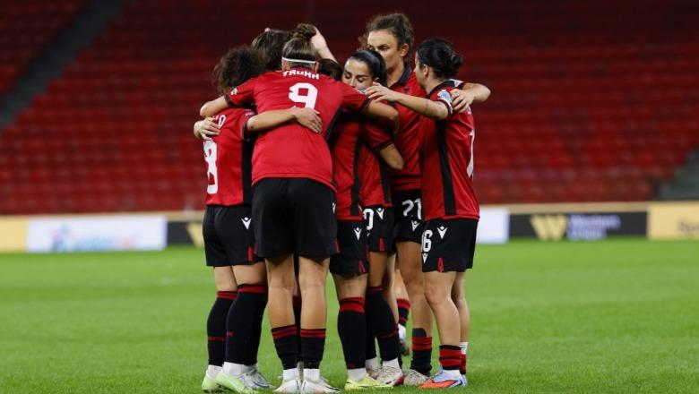 UEFA Nations League për vajza/ Shqipëria fiton 3-0 ndaj Qipros dhe siguron qëndrimin në Ligën B