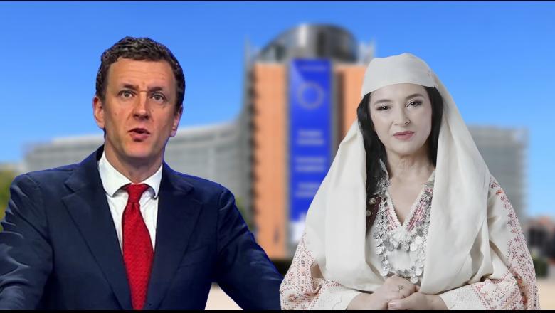 Diella 'shtatzënë', urimi i zëdhënësit të Komisionit Europian (VIDEO)