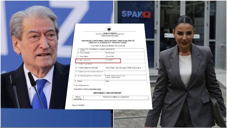 Balluku e pandehur nga SPAK, Berisha: Motra e vet avokate, u regjistrua sot në QKB, kur nuk u arrit anulimi i akuzës