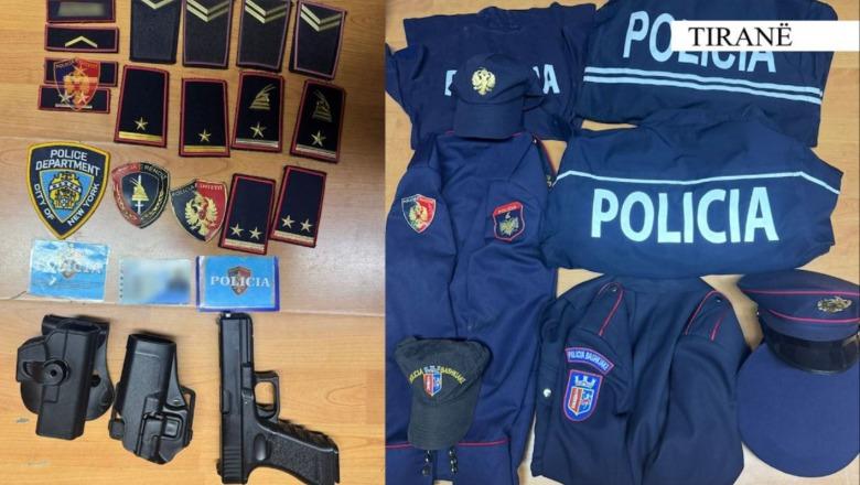 Arrestohet i riu që hiqej si polic në Kamëz! Efektivët i gjejnë armë sportive në banesë