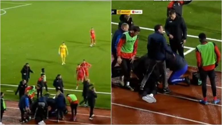 VIDEO/ Ish-futbollisti i Tiranës ndërroi jetë gjatë ndeshjes, momenti kur Mladen Zizovic u shemb në tokë