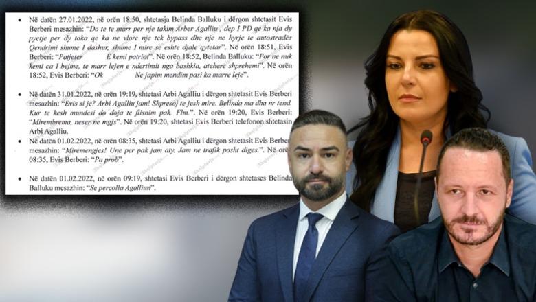 Lidhjet me PD, Balluku i shkruan Berberit: Ta ndihmojmë deputetin Agalliu, do të të pyesë për dy toka në Vlorë! Deputeti demokrat kishte denoncuar skandalin