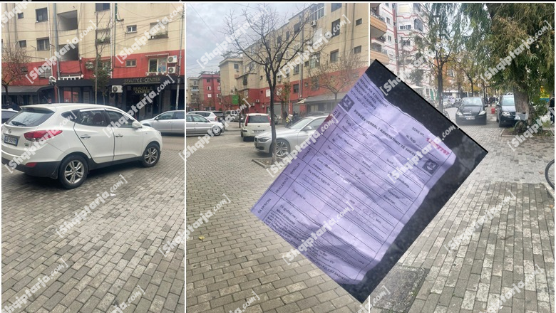 Qytetarët në Durrës parkojnë makinat mbi trotuar nga frika e përmbytjes, bashkia i gjobit! (FOTO+VIDEO)