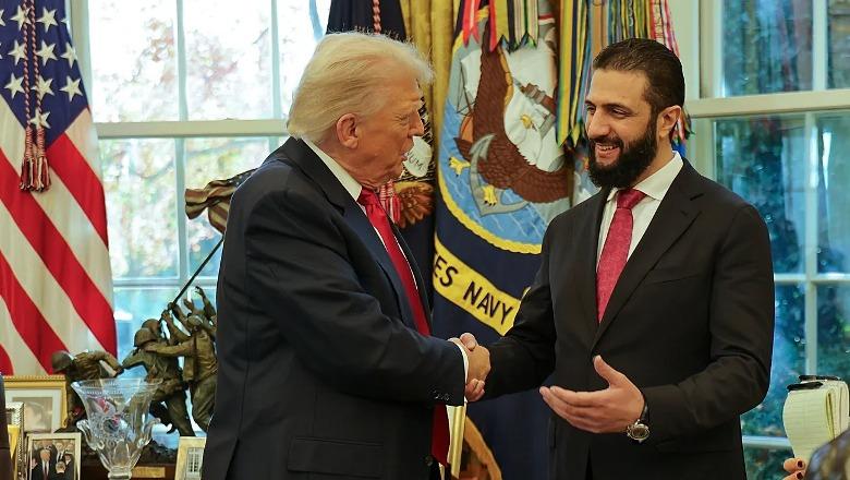 Trump takohet me Al-Sharah dhe pezullon sanksionet ndaj Sirisë për 180 ditë të tjera: Kam besim te ai