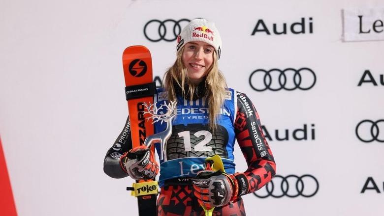 Kupa e Botës për Ski  Lara Colturi bën mrekullinë në Colorado  ngjitet në podium në disiplinën e Slalomit  Suksesi i tretë këtë sezon