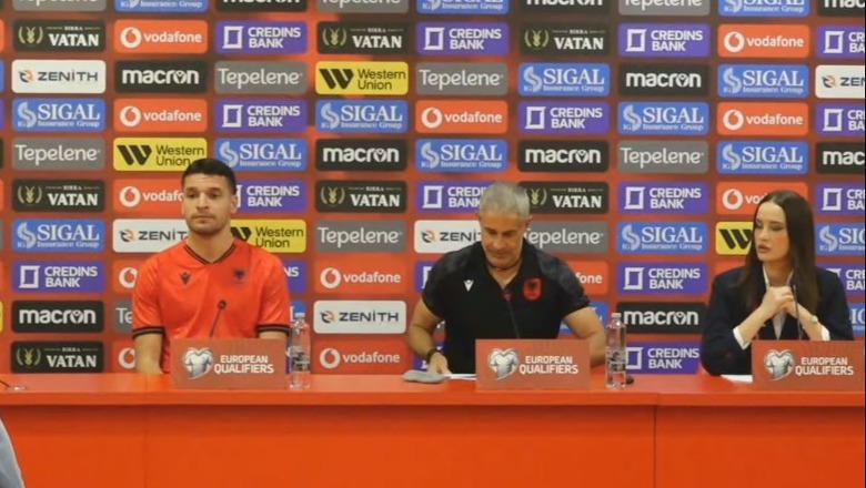 LIVE  Prag ndeshja kundër Anglisë në  Air Albania   trajneri Sylvinho dhe kapiteni Gjimshiti flasin për mediet  VIDEO 