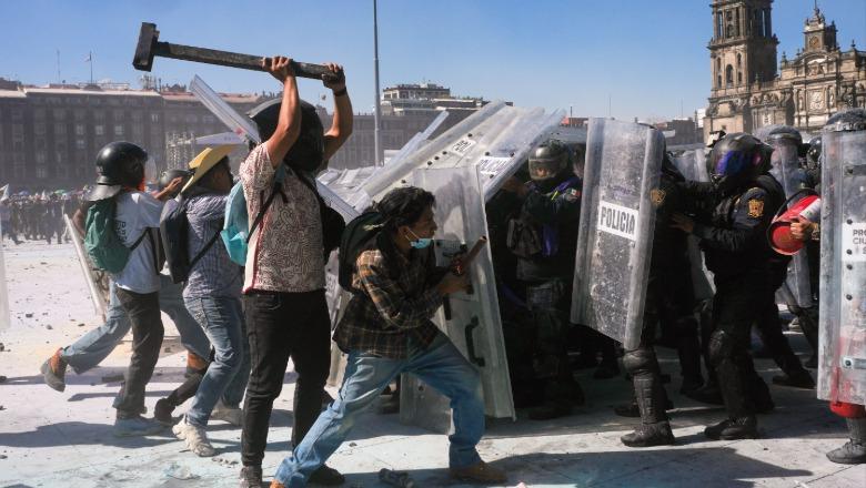 Meksikë, të paktën 120 të plagosur dhe 20 të arrestuar në protestat pas vrasjes së kryebashkiakut (VIDEO)