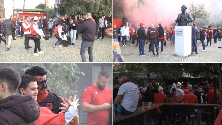 FORMACIONI/ Festë te Kombëtarja para Anglisë, Sylvinho rotacion në ekip! 'Ndizet' atmosfera në Tiranë, nis futja e tifozëve në stadium (VIDEO)