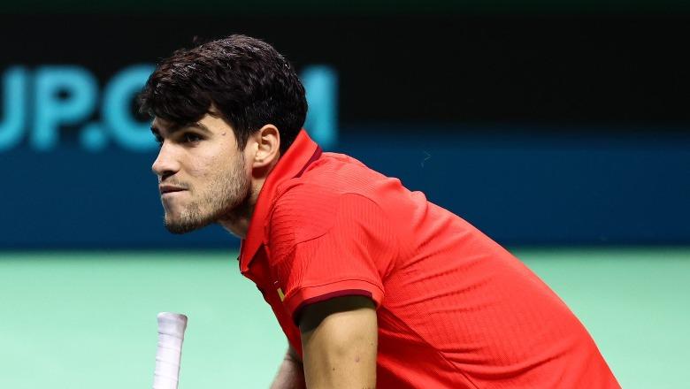 Alcaraz tërhiqet nga Kupa Davis: Kam edemë bicepsi dhe po kthehem në Spanjë 'me zemër të thyer'