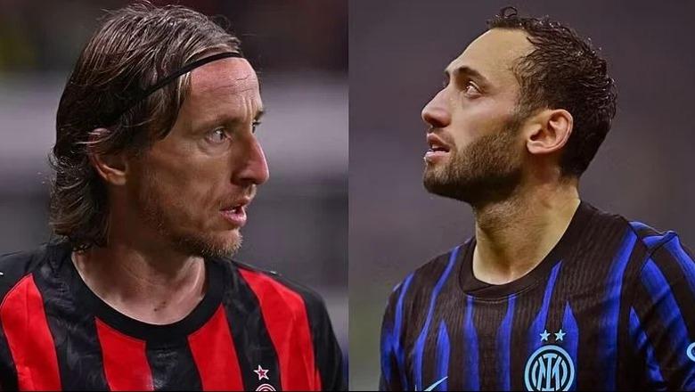 Calhanoglu sfidon mjeshtrin Modric, dueli i mesfushës që 'ndez' derbin e Milanos në Serie A