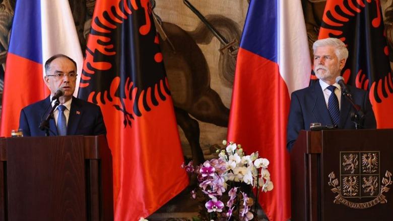 Begaj vizitë zyrtare në Çeki, takim me homologun e tij! Në fokus të bisedimeve anëtarësimi i Shqipërisë në BE 