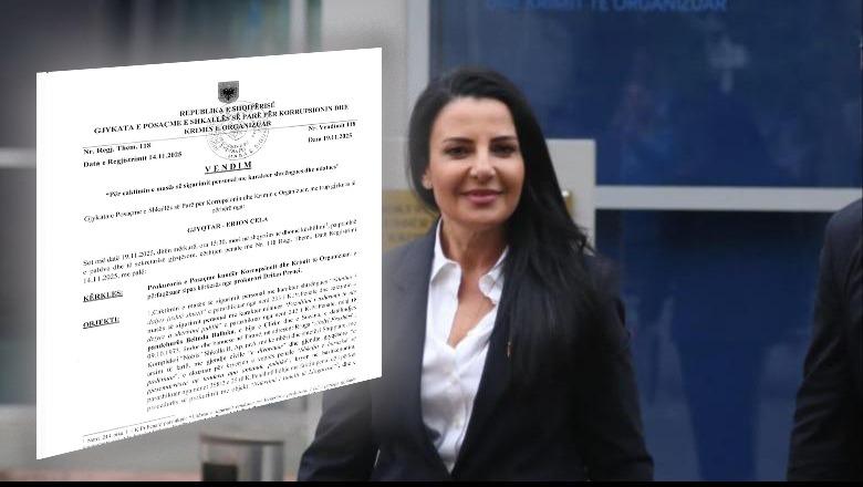 U pezullua si zv  kryeministre  Vendimi i GJKKO  Balluku po hetohet për disa tendera  mund të përsërisë krimin  Rrezikon deri në 5 vite burg  mund të prishë provat