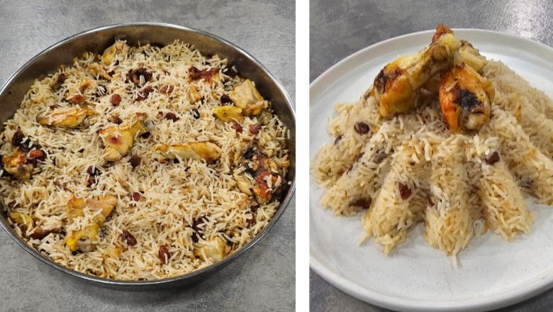 Pilaf me stafidhe dhe zoçka pule nga zonja Albana