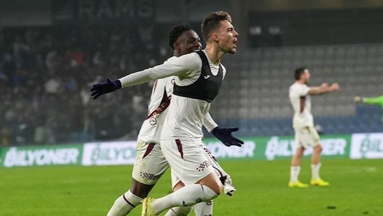 VIDEO  Mrekullon Ernest Muçi  futet nga stoli dhe me dy supergola i jep fitoren Trabzonsportit në minutën e 101 të