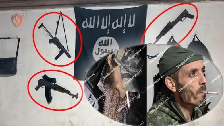 12 orë rezistencë, Report Tv siguron fotot e arrestimit të dy të terroristëve në Fushë-Arrëz! Qëlluan drejt RENEA-s, u gjenden armë e flamuri i ISIS (VIDEO)