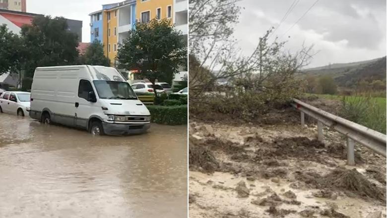  Moti i keq/ Lagjia Besëlidhja në Lezhë 'pushtohet' nga uji, rrëshqitja e dherave bllokon aksin Peshkëpi-Vllahinë-Poçem në Vlorë