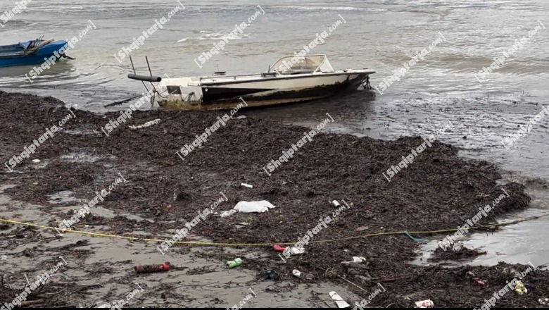 Pamje trishtuese nga bregdeti i Vlorës  Natyra na kthen mbrapsht tonelatat me mbetje  VIDEO 