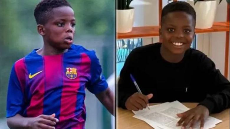 Firma e Destiny Kosiso, talentit 12-vjeçar të Barcelonës që shënoi 145 gola: A është e ligjshme?
