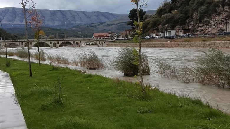 Moti i keq/ Lumi Osum del nga shtrati në fshatin Veterrik të Beratit! Qindra ha tokë dhe sera nën ujë