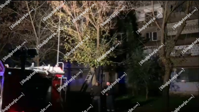 Zjarr në një banesë në Shkodër  forcat zjarrfikëse neutralizojnë flakët  VIDEO 