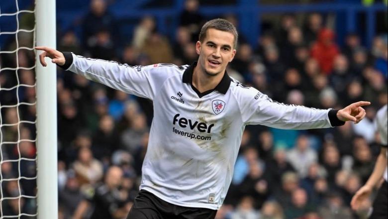 VIDEO/ Anis Mehmeti tjetër gol në Angli, sulmuesi i Kombëtares shënon me kokë